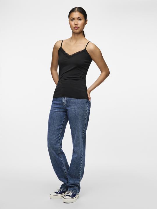 Actual product image Pieces Lace Strappy Top (L)