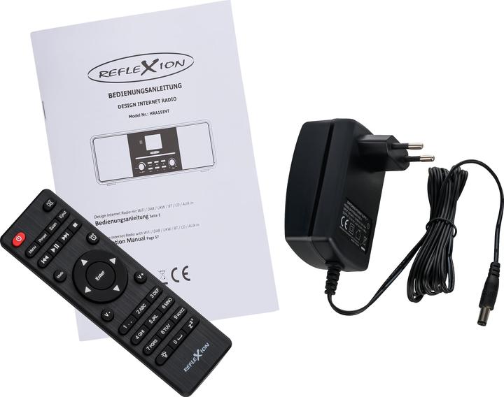Immagine prodotto Reflexion HRA19INT/ Internet Radio da tavolo DAB+ FM AUX, Bluetooth (DAB, VHF, Web radio, Bluetooth, WiFi)