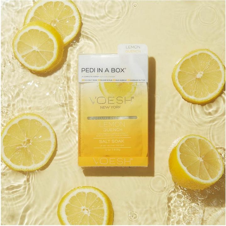 Immagine prodotto Voesh Pedi Lemon Quench (Crema piedi e gel piedi, Maschera del piede, Pediluvio)