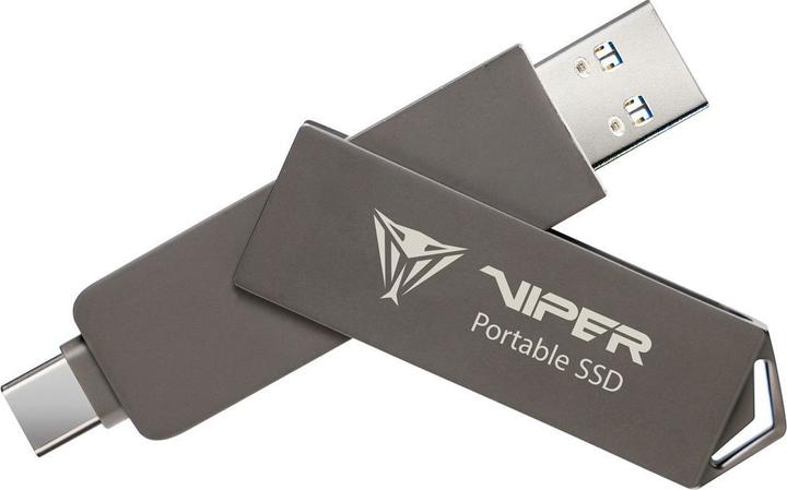 Actual product image Patriot Dysk SSD PVP30 2TB 1000MB/s USB Duo A+C 3.2 Gen2 Alu (2000 GB)
