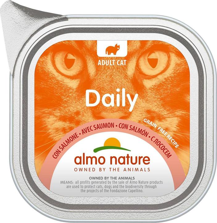 Produktbild Almo Nature Daily Adult Menu mit Lachs (Adult, 1 Stk., 100 g)