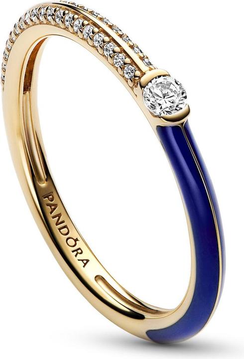 Actual product image Pandora ME Pavé & Blue Double Ring (58)