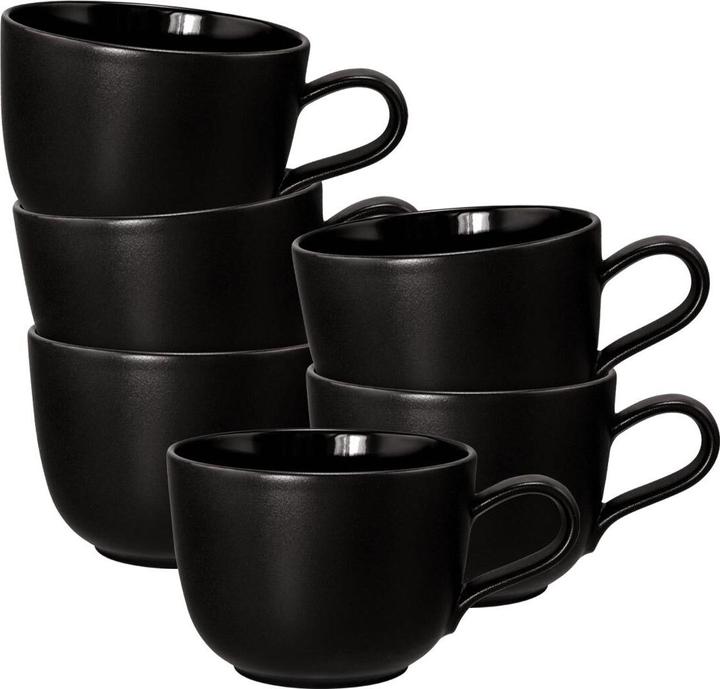 Actual product image Seltmann Liberty Velvet Black Kaffeetassen (260 ml, 6 x)