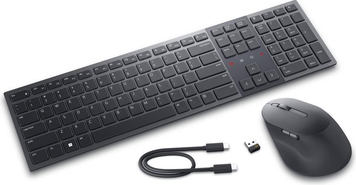 Immagine prodotto Dell Tastiera e mouse Premier Collaboration - KM900 - US International (QWERTY) (Ing. Int., Cablato)