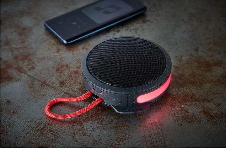 Image du produit Bigben PARTY Nano Enceinte lumineuse sans fil - noir (10.30 h, Fonctionnement sur batterie)