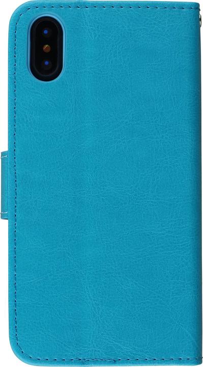Actual product image PhoneLook Coque Premium Flip Turquoise (Apple iPhone X)