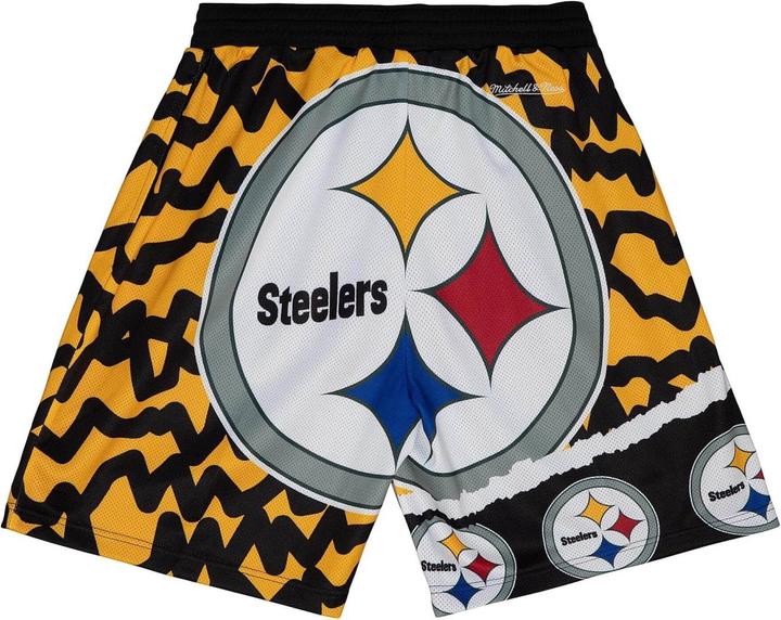Produktbild Mitchell & Ness M&N Pittsburgh Steelers JUMBOTRON Basketball Shorts - XL (XL)
