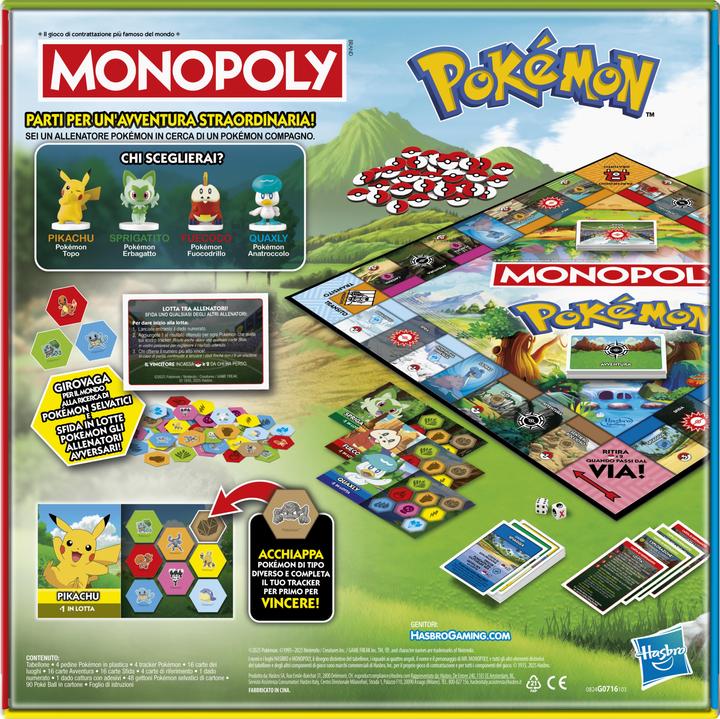 Actual product image Monopoly Pokémon Edition Brettspiel