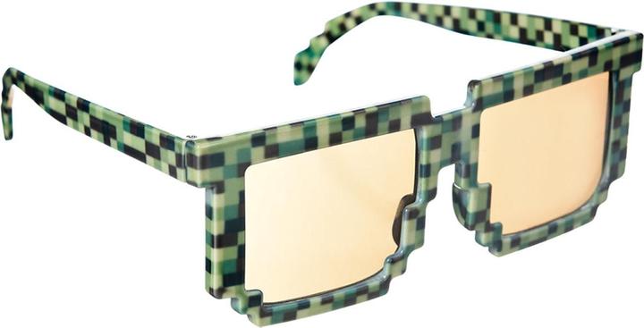 Produktbild Amscan Spass-Brille Pixel grün Plastik 14,6 x 4,7 cm