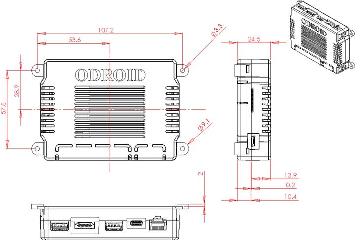 Valori nutrizionali e ingredienti Odroid Computer a scheda singola M1S con intestazione IO, 8 GB di RAM