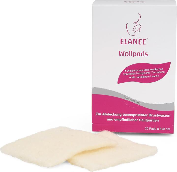 Actual product image Elanee Coussinets en laine 20 pcs. (20 x)