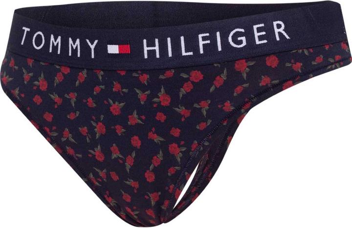 Tommy Hilfiger Damen Thong Print Tangas, Rose AOP, S (S)