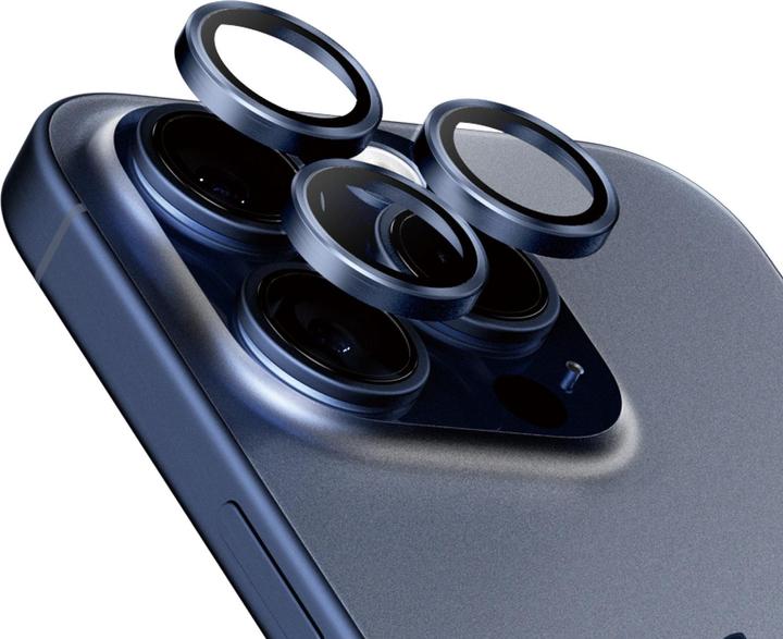 Immagine prodotto PanzerGlass Protezione dell'obiettivo della fotocamera Hoops (1 Pezzo/i, Apple iPhone 15 Pro Max, Apple iPhone 15 Pro)