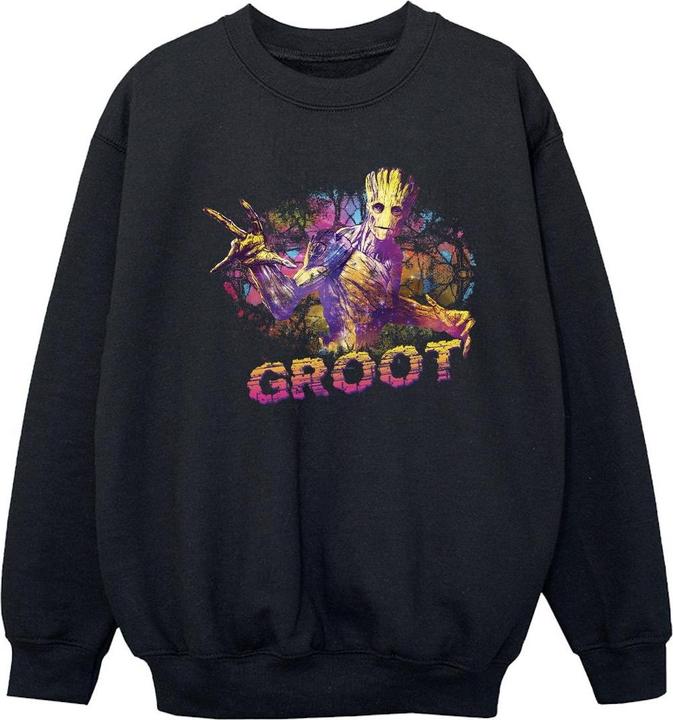Produktbild Guardians Of The Galaxy Abstract Groot Sweatshirt Mädchen (152, 158)