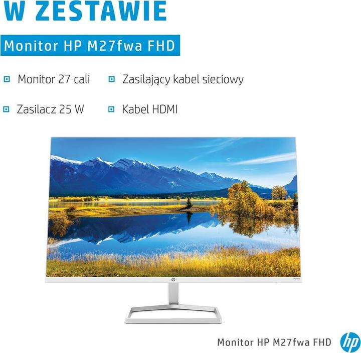 Actual product image HP M27fwa (1920 x 1080 pixels, 27")