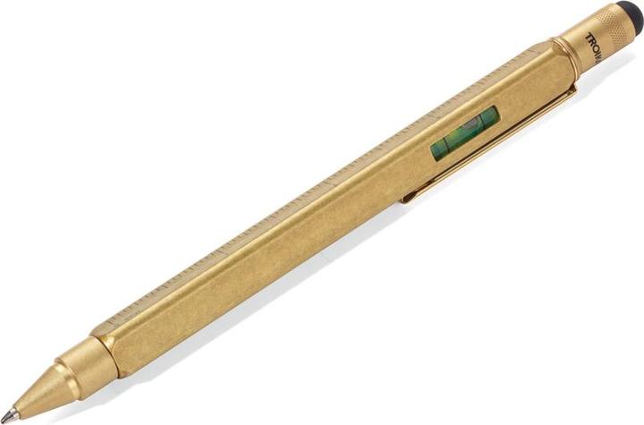 Produktbild Troika CONSTRUCTION SQUARE Multitasking Kugelschreiber quadratisch, antikgold (Antikes Gold)