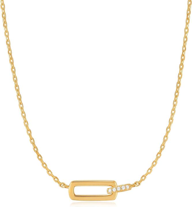 Produktbild Ania Haie Halskette Glam Interlock 925 Sterling Silber (925er Silber, 43 cm)