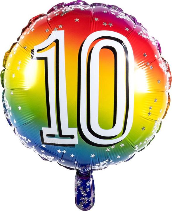 Produktbild Boland Folienballon Rund Nummer 10 (1 x)
