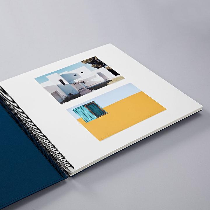 Produktbild Semikolon FOTORINGBUCH 34x32 25bWEISS AZZURRO (13 x 18 cm, 10 x 15 cm, 9 x 13 cm)
