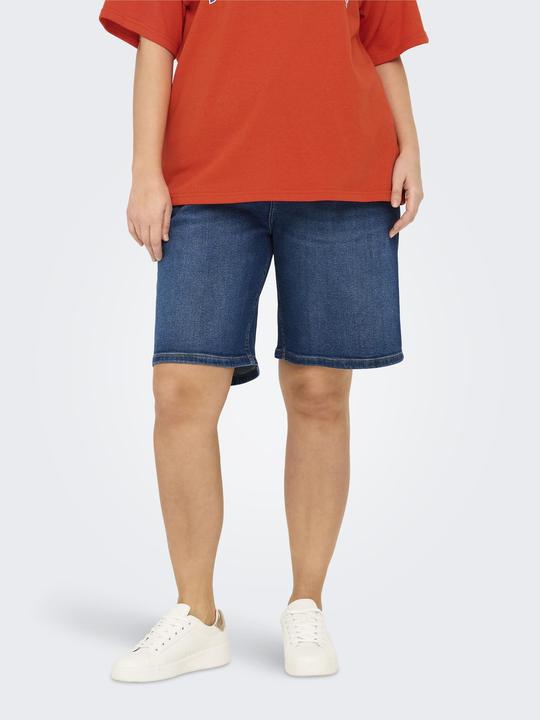 Image du produit Only CARENEDA Hohe Taille Girlfriend Schnitt Jeans Jeans-Shorts (48)