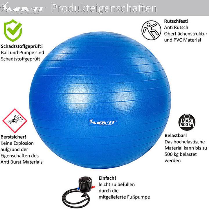Immagine prodotto Maxstore Palla da ginnastica (55 cm)