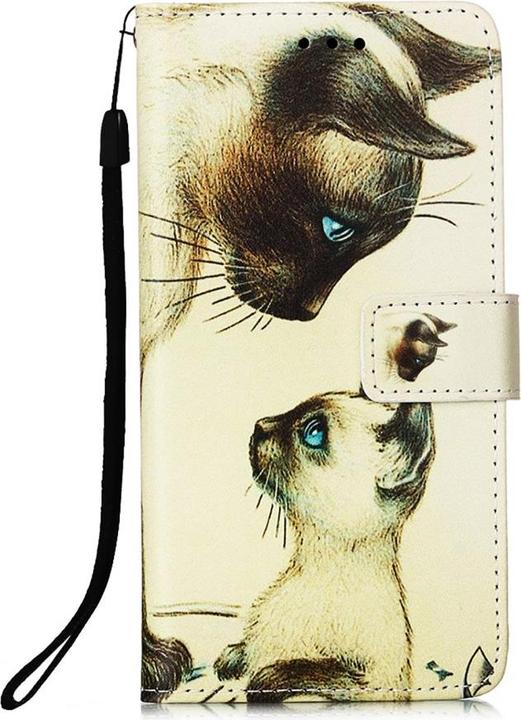 Image du produit Ueli Express iPhone 13 Pro Livre Etui avec porte-cartes Chat mère (Apple iPhone 13 Pro)