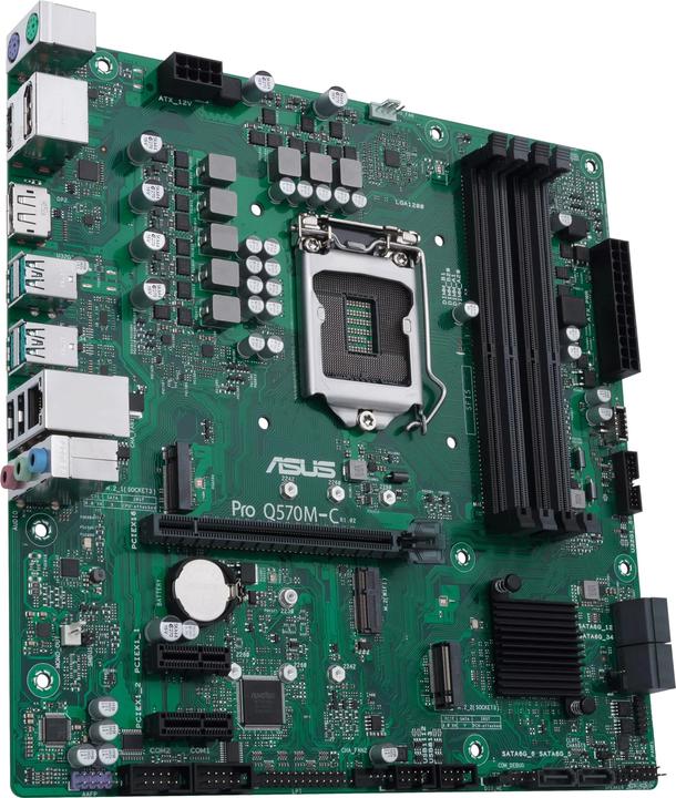 Actual product image ASUS Pro Q570M-C/CSM (LGA 1200, Intel Q570, mATX)