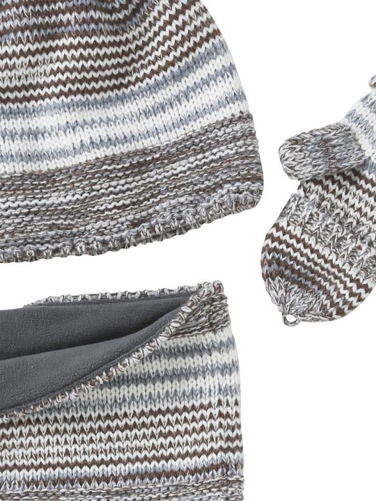 Produktbild Vertbaudet Jungen-Set: Mütze, Rundschal & Handschuhe