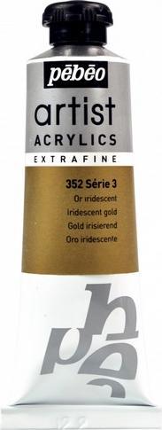 Produktbild Pebeo Artist Acrylics Extrafein Acrylfarben (Gold Irisierend, 37 ml)
