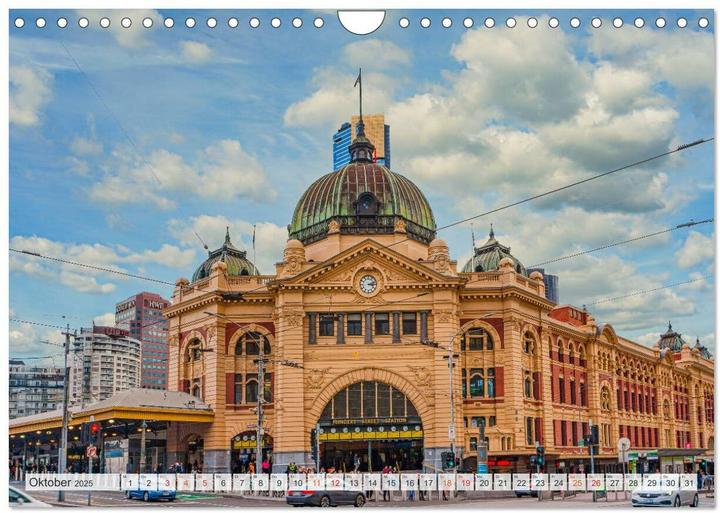 Image du produit Australien Metropolen (Wandkalender 2025 DIN A4 quer), Monatskalender (A4, Allemand)