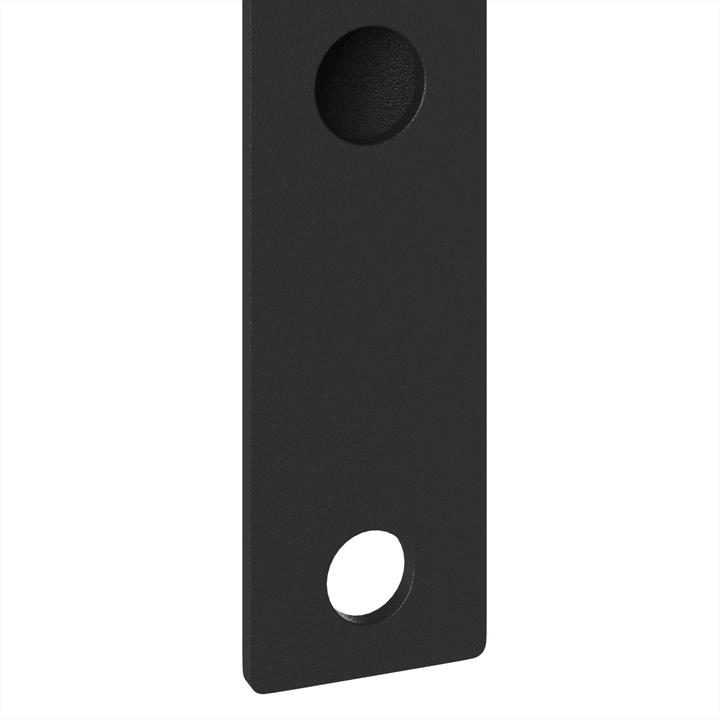 Produktbild VidaXL Flaggenmast Halterung für 1 Flagge zur Wandmontage aus schwarzem Metall