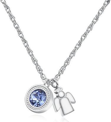 Produktbild Sagapo S'AgapÃµ - Steel necklace with crystal and angel Lucky Light SKT03
