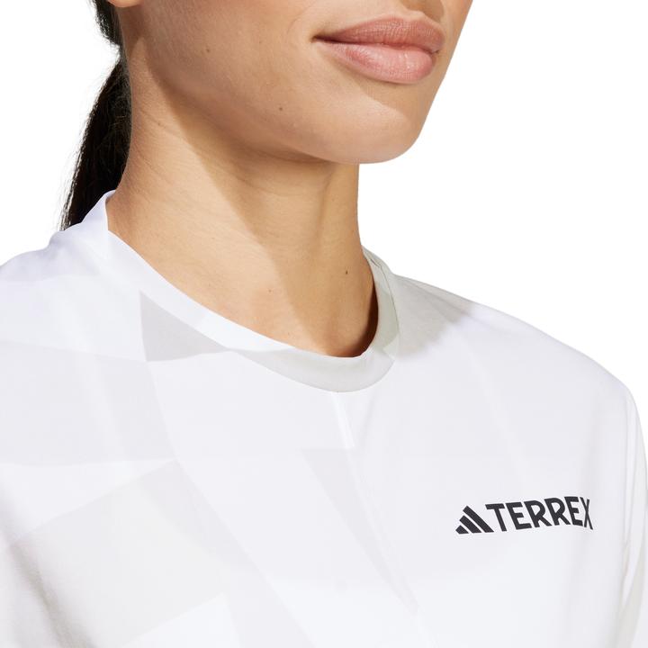 Actual product image adidas Women's Multi ClimaCool AOP T-Shirt (L)