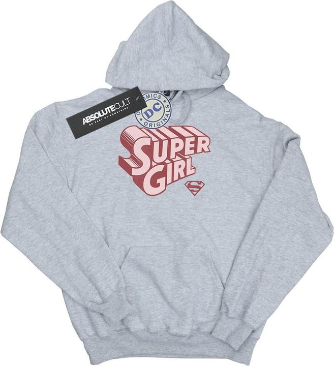 Produktbild Supergirl Retro Logo Kapuzenpullover (S)
