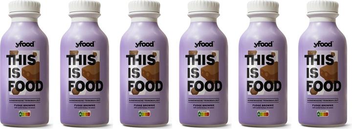 YFood Fudge Brownie (Brownie, 6 x)