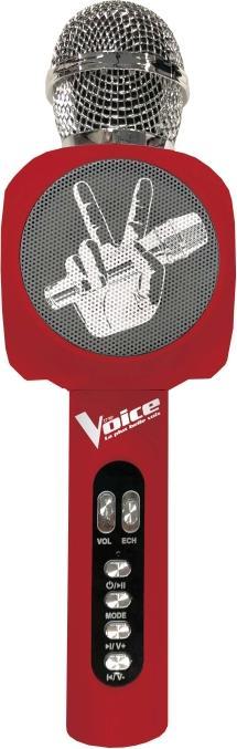Actual product image Lexibook The Voice Bluetooth Karaoke Microphone with Built-in Speaker, Lights and Voice Change