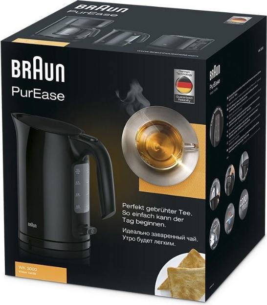 Productafbeelding Braun WK 3000 BK PurEase (1 l, EU-stekker)