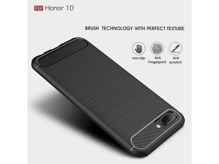 Immagine prodotto Screenguard Honor 10 Cover Carbon Brushed Soft TPU (Honor 10)