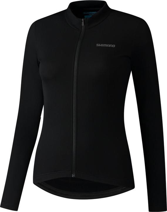 Shimano W's ELEMENT LONG SLEEVES JERSEY BLACK ((W'S) L) (L)