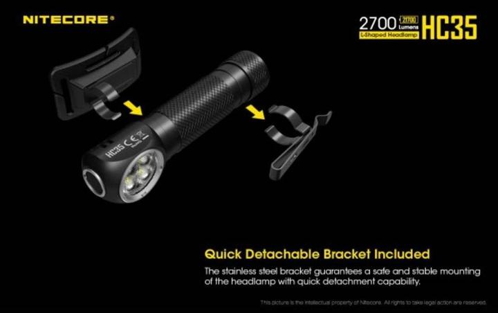 Produktbild Nitecore HC35 inkl. NL2140HP (2700 lm)