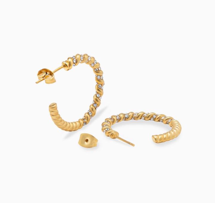 Produktbild Sensora Jewelry Marine Hoops Ohrringe (Zirkonia-Steine)