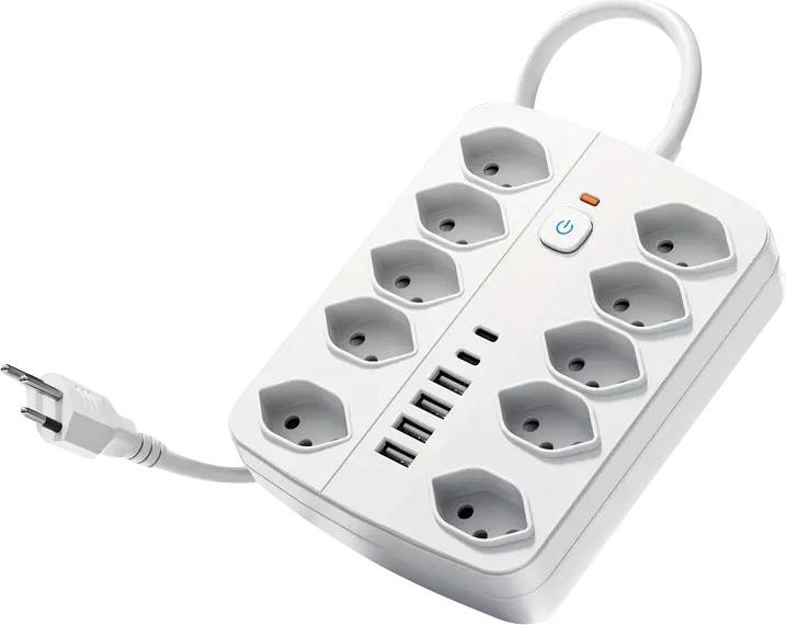 Produktbild PhoneLook 16-in-1 Steckdosenleiste (16 x, USB, Typ 13, 3 m)