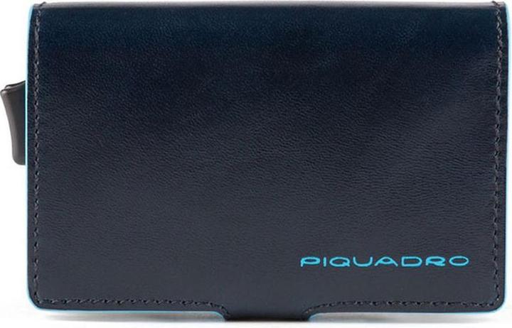 Immagine prodotto Piquadro Custodia quadrata blu per carte di credito Blu scuro