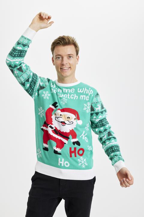 Actual product image Christmas Sweats Watch Me Whip Sweater (XS)
