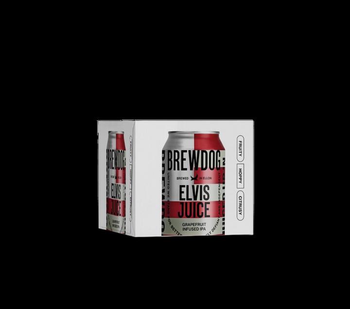 Actual product image BrewDog An Amercian style IPA infused with grapefruit juice and zest (4 x 33 cl)