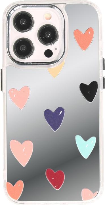 Immagine prodotto PhoneLook Cover in silicone Many Hearts con effetto specchio (Apple iPhone 15 Pro)