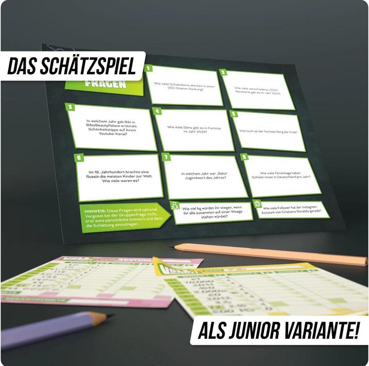 Actual product image Denkriesen VOLL VERSCHÄTZT A4 pad - A close call is a win. - Junior Edition (German)