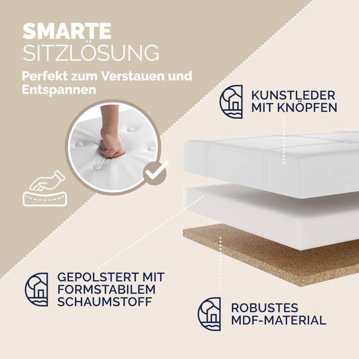 Actual product image Casaria Seat chest (80 cm)