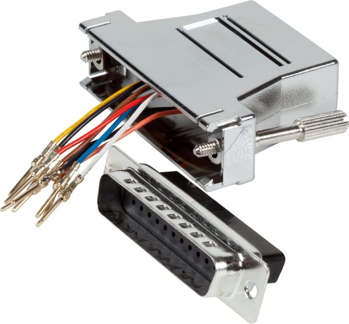EFB Elektronik Adattatore modulare connettore DB25/RJ45, alloggiamento metallizzato