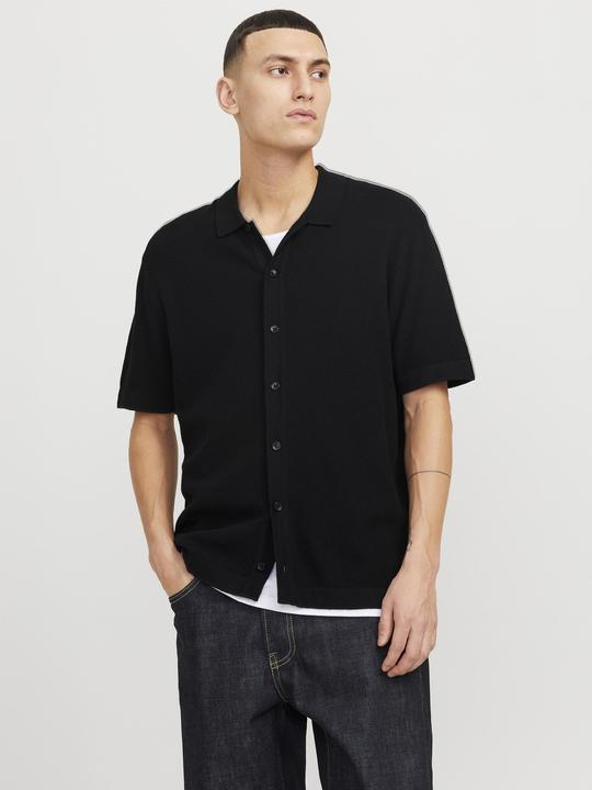 Produktbild Jack & Jones Jjeemil Knit Structure Shirt Ss Sn (M)